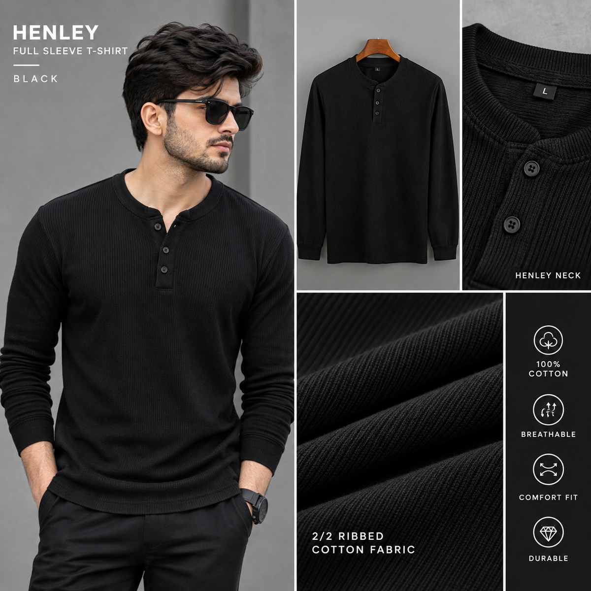 Vintage Henley