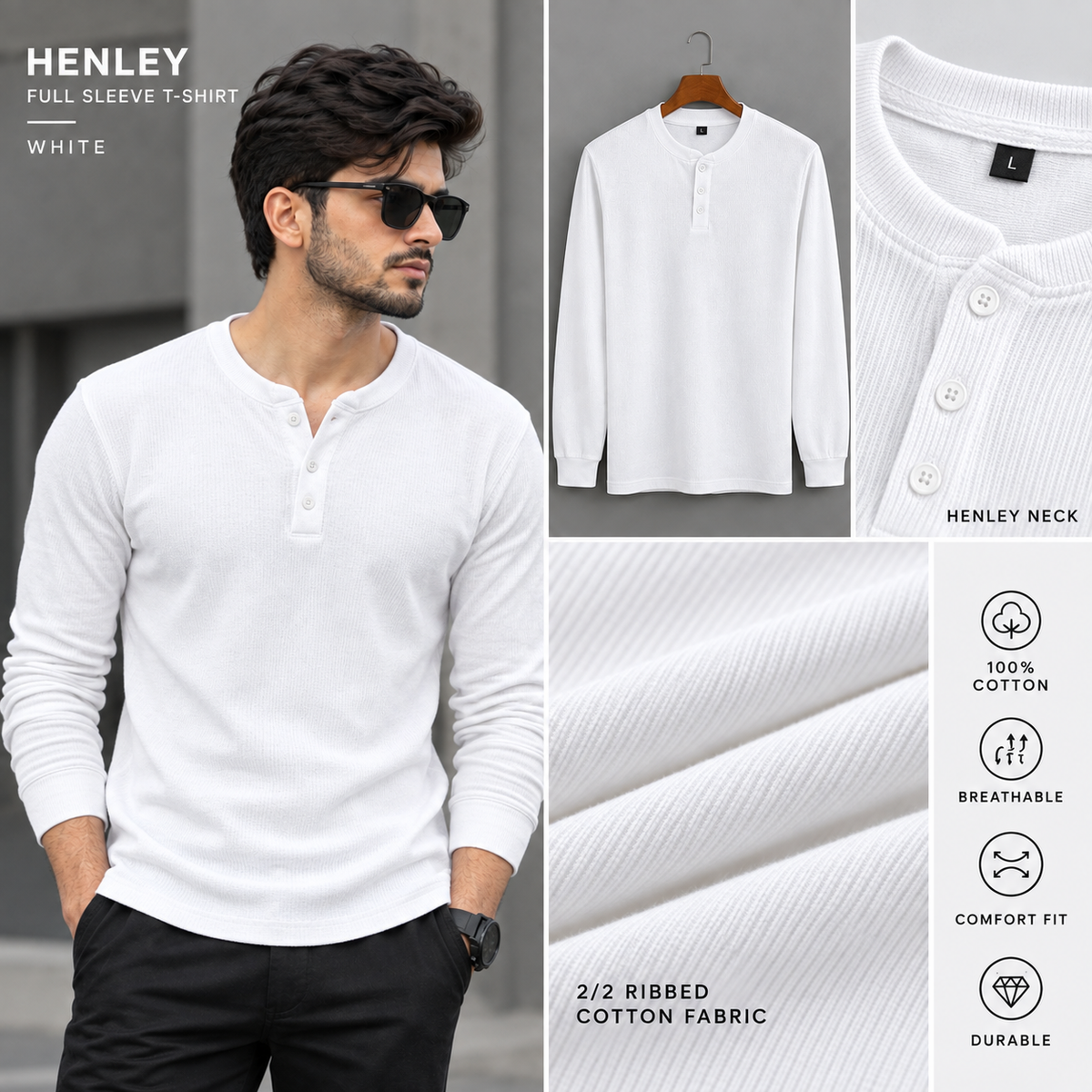 Vintage Henley