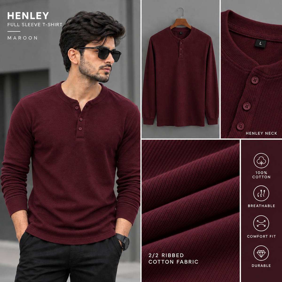 Vintage Henley