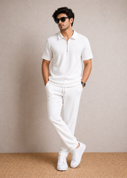 Zipper Polo Co-Ord Set Sale